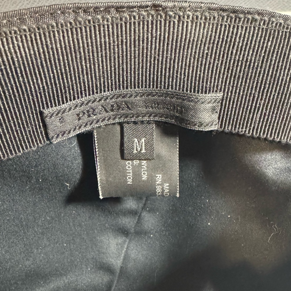 Prada Black Nylon Cap size M - Picture 5 of 5